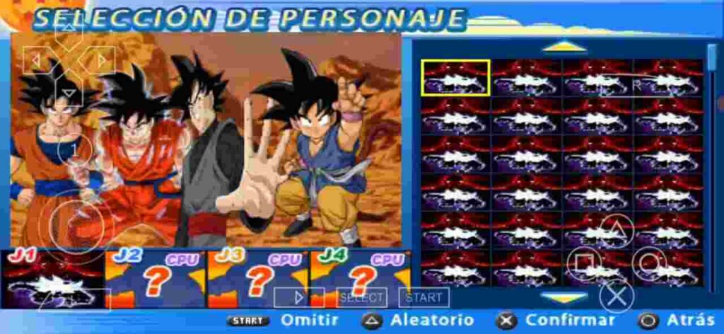 DBZ TTT 4 MOD PSP APK 3