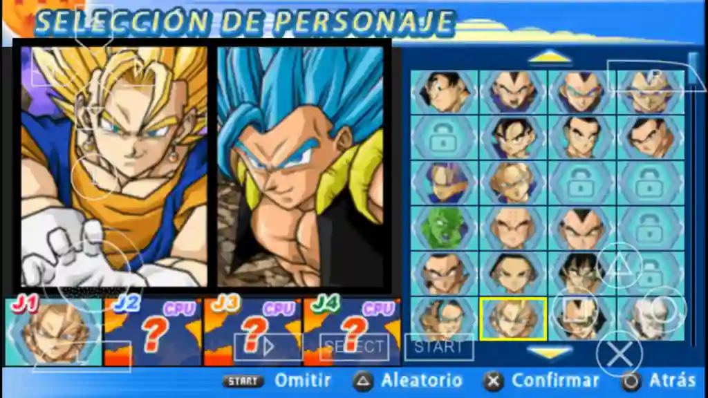 Dragon Ball Z Budokai Tenkaichi 3 PPSSPP APK 5