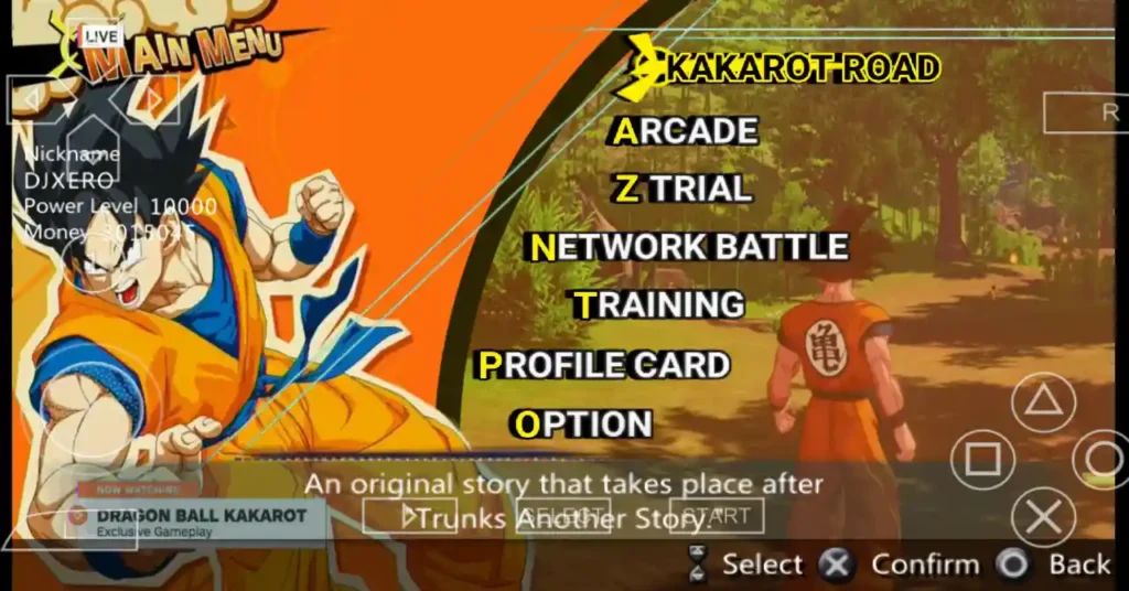 Dragon Ball Z Kakarot Apk PPSSPP 3