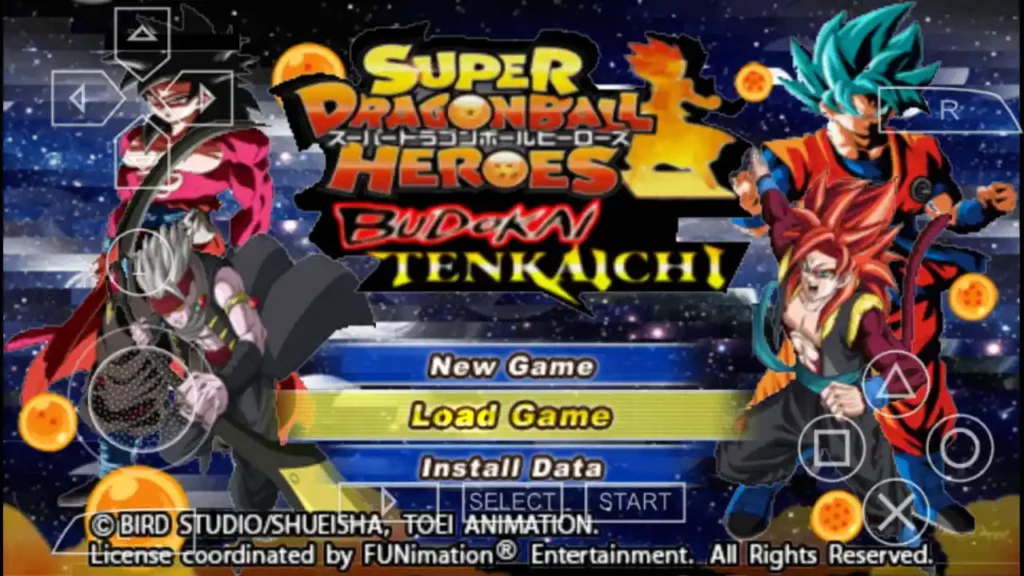 Super Dragon Ball Heroes Budokai Tenkaichi Mod PSP APK