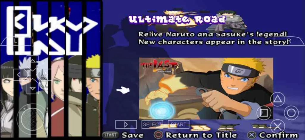 The Last Storm 4 Naruto Ultimate Ninja Impact PSP 2