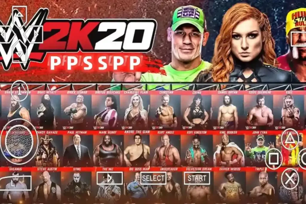 WWE 2k20 PSP