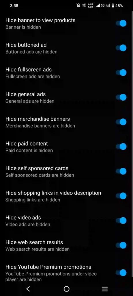 YouTube ReVanced Extended Mod Apk 4