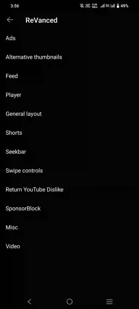 YouTube ReVanced Extended Mod Apk 8