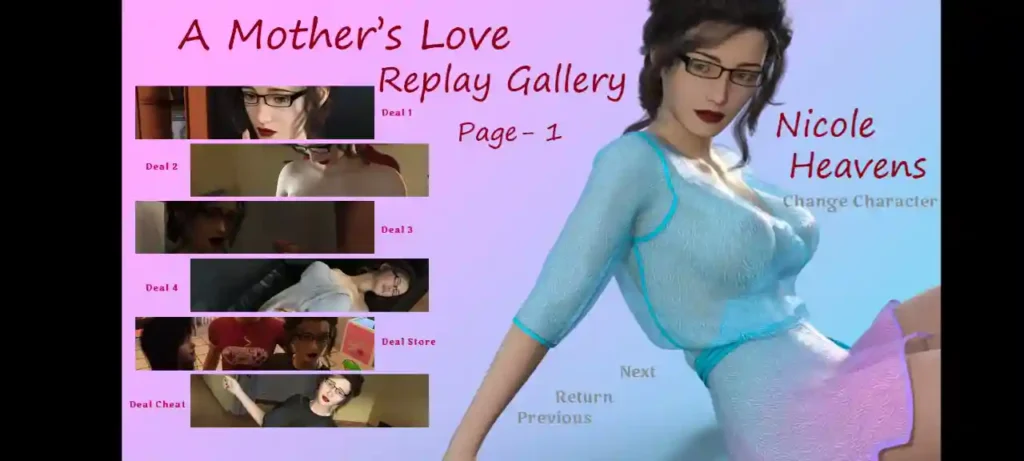 A Mother’s Love Mod APK Gallery Unlocked