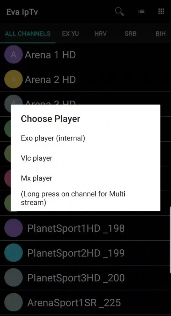 Eva IPTV Mod Apk 2