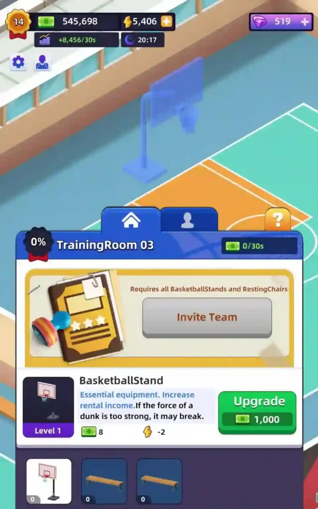 Idle Basketball Arena Tycoon Mod Apk 5