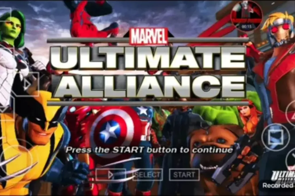 Marvel Ultimate Alliance 3 PPSSPP