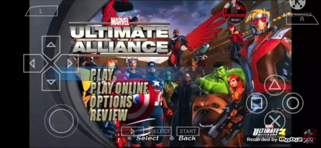 Marvel Ultimate Alliance PSP Gameplay