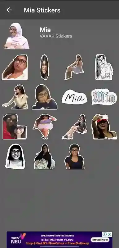 Mia Khalifa Sticker WhatsApp Apk 3