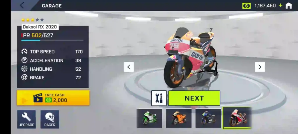 Moto Rider Bike Racing Game Mod APK Unlocked All Bikes