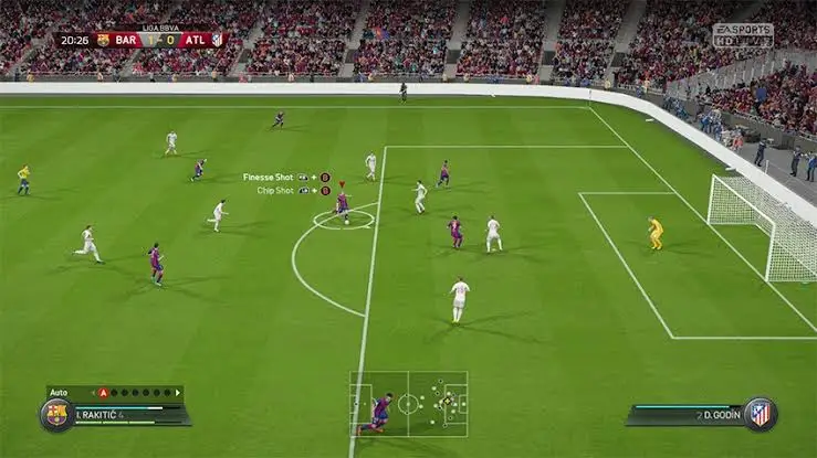 Fifa 16 PSP gameplay 