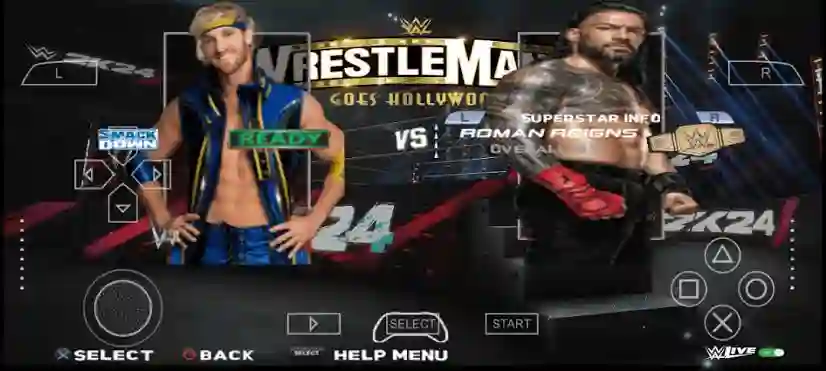 WWE 2k24 PPSSPP 1