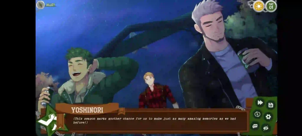 Anime Graphics Visual Novel Game
