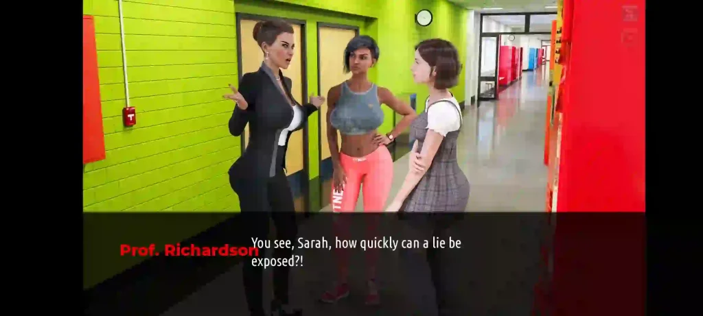High School Life Visual Novel Game