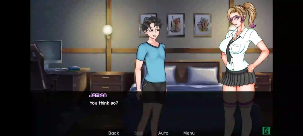 Adult Cartoon Visual Novel Game