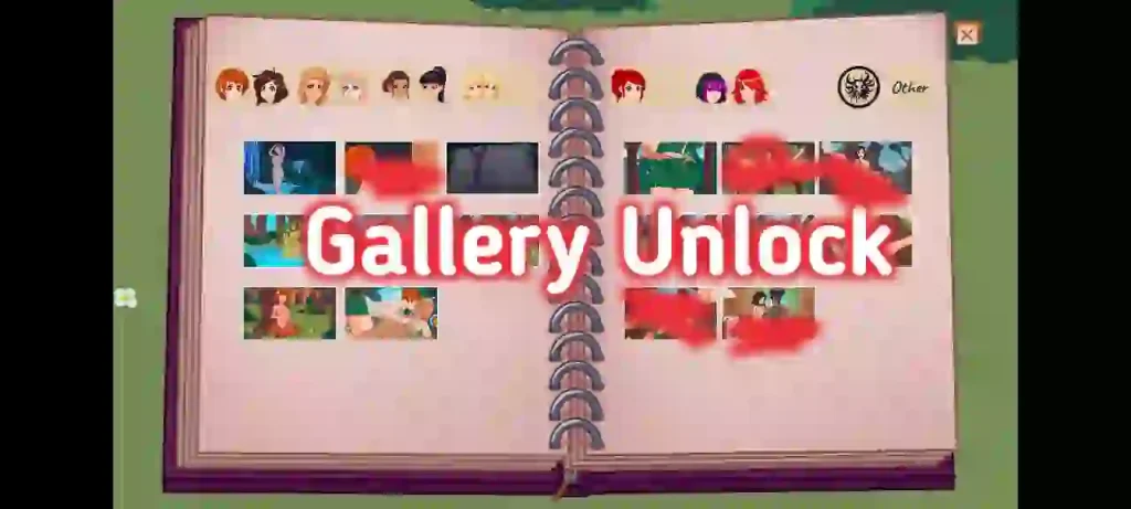 Camp Mourning Wood APK Gallery Unlock Mod