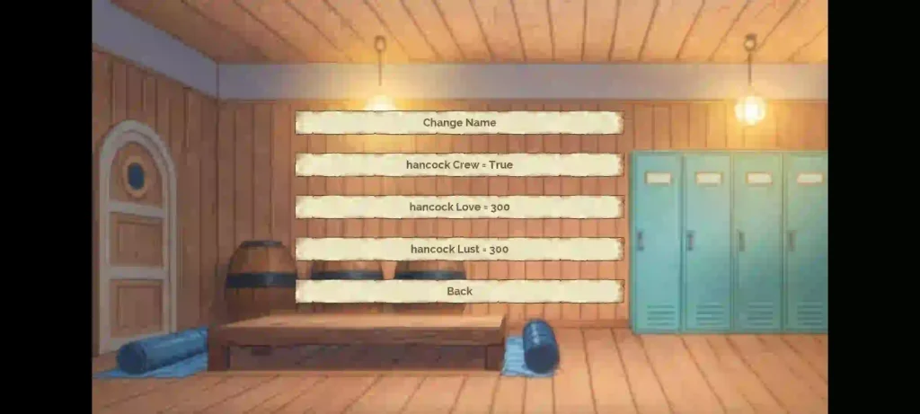 Lusty Buccaneers APK Cheat Menu