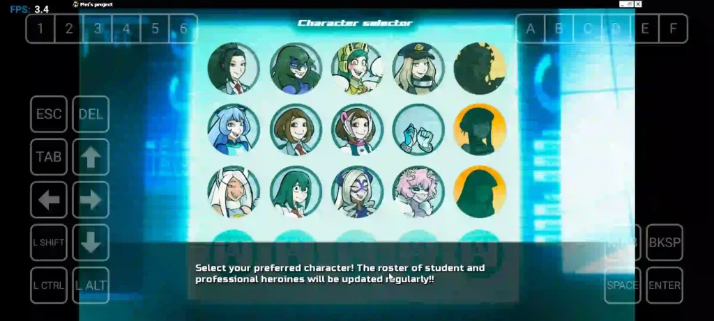 Mei’s Project MOD APK Unlocked All Characters