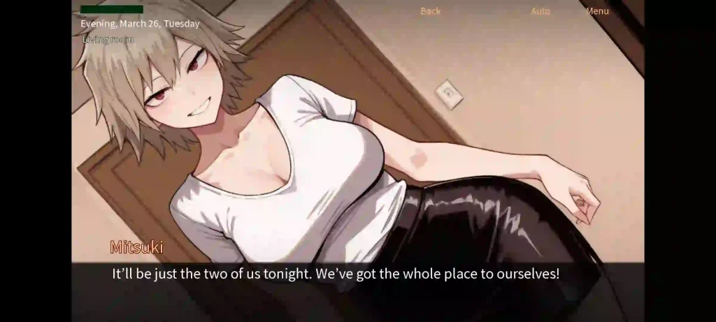 A Night With Mitsuki Bakugou Game For Android