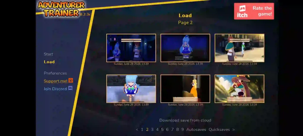 Adventurer Trainer Save Files