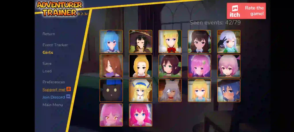 Adventurer Trainer Unlocked All Characters Gallery