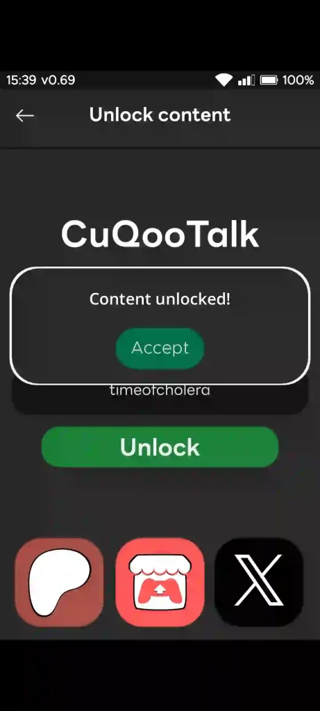 CuQooTalk APK Patreon Code Unlocked