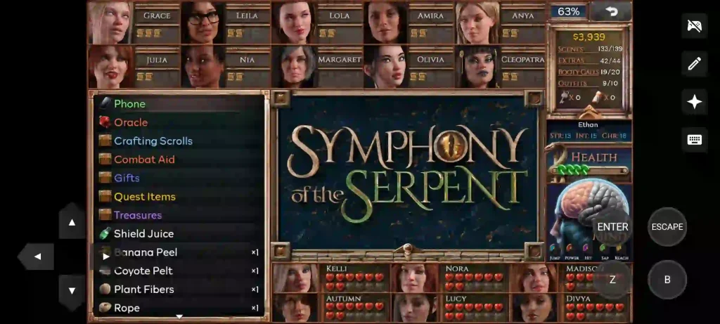 Symphony Of The Serpent APK Complete Game Save Files