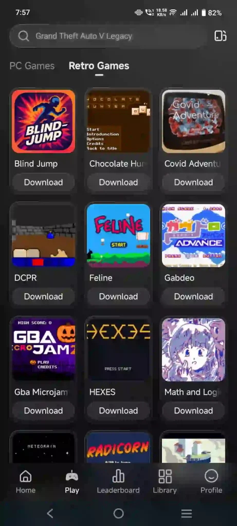 Play Retro Games On Android Offline