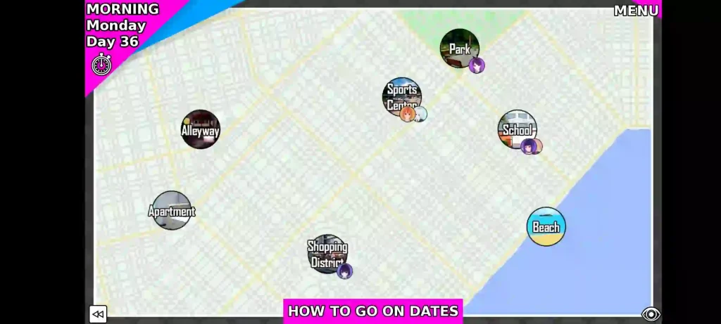 Special Harem Class APK Unlocked Full Map